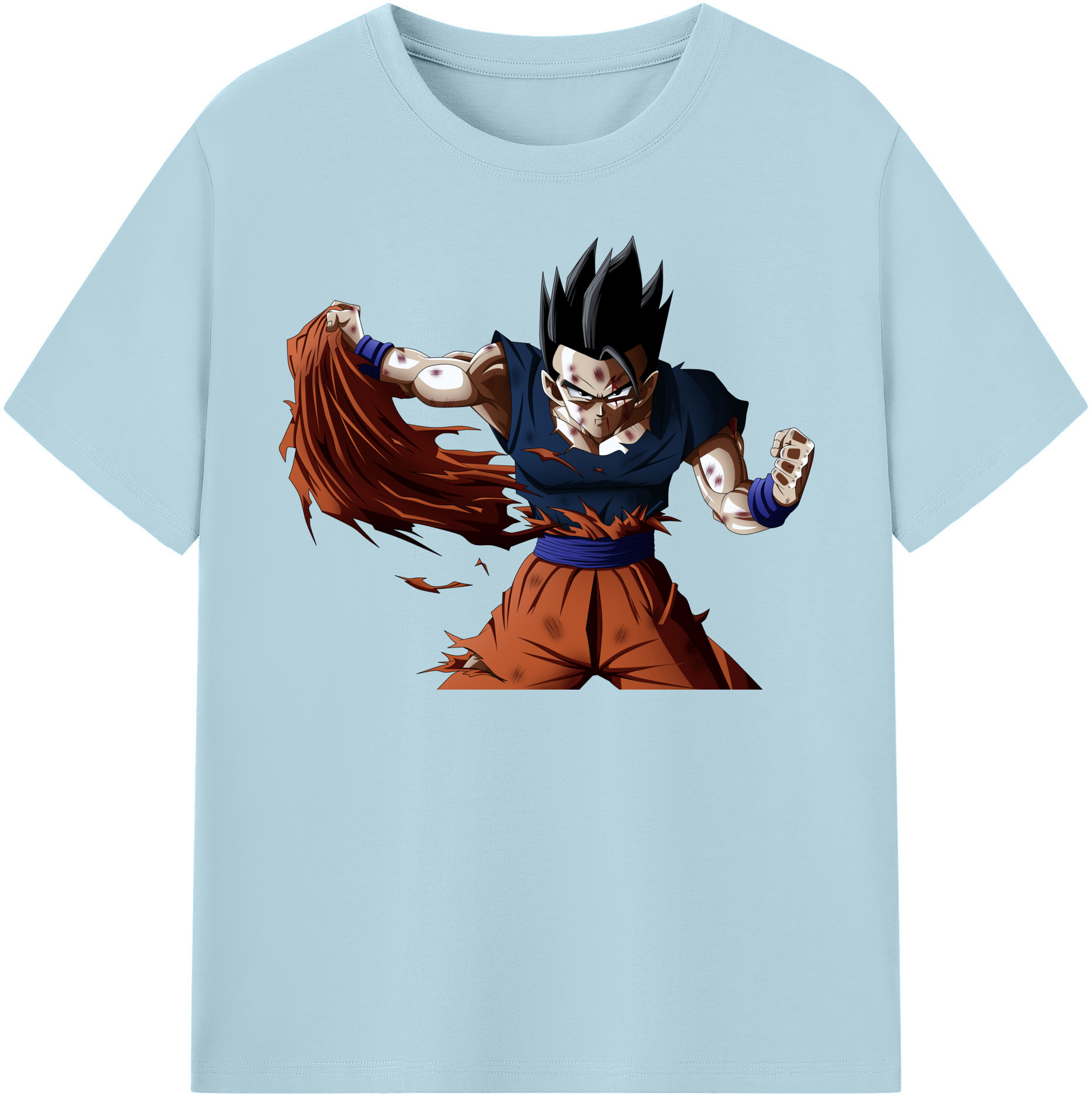 （画像用） ドラゴンボール ベジータ四世（Bejīta Yonsei）DRAGON BALL Vegeta IV 綿100％半袖Tシャツ（フロントプリント）